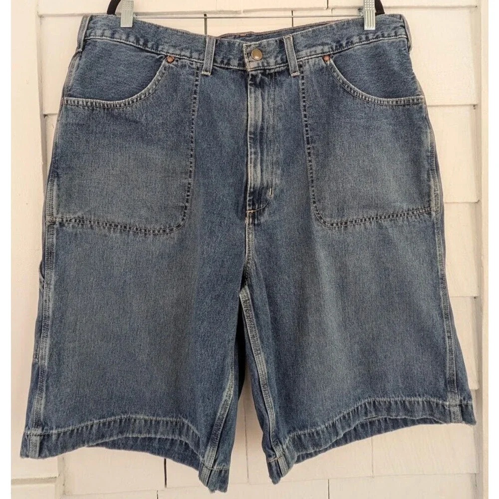 Vintage Polo Ralph Lauren Jeans Men's Size 38 Marine Carpenter Short Denim